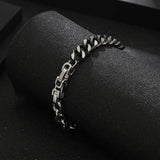Vintage Peace Sign Men Punk Rock Bracelet Bangle Jewelry