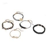 Hand Woven Shell Hollow Out Flowers Niche Personality Bracelet