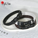 Multilayer Leather Bracelet for Women Men