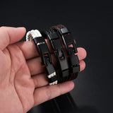 Multilayer Leather Bracelet for Women Men