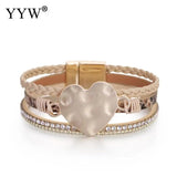 Leopard Snake Pattern Multilayer Bracelet Magnetic Cuff HOT #D