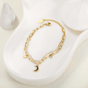 316L Stainless Steel Moon Bracelet High Jewelry Accessories