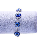 Stainless Steel Evil Eye Bracelet for Women - Bijoux Femme Bangles