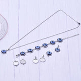 Stainless Steel Evil Eye Bracelet for Women - Bijoux Femme Bangles