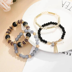 Boho Bracelets & Bangles Women Stone Beaded Bracelet Set