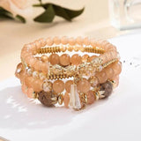 Boho Bracelets & Bangles Women Stone Beaded Bracelet Set