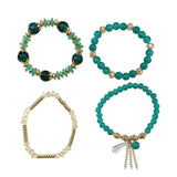 Boho Bracelets & Bangles Women Stone Beaded Bracelet Set