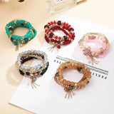 Boho Bracelets & Bangles Women Stone Beaded Bracelet Set