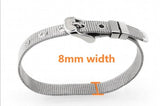 Stainless Steel Bracelet Bangle Cuff Mesh Classic