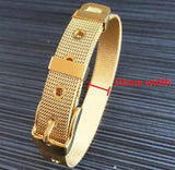 Stainless Steel Bracelet Bangle Cuff Mesh Classic