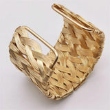 High-End Classic Women Bracelet Jewelry Weave Bangles Charm Gothic Accessories