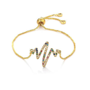 Cz Bracelet 18K Women Bangle Crystal Zircon Bracelet Copper Jewelry