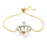 Cz Bracelet 18K Women Bangle Crystal Zircon Bracelet Copper Jewelry