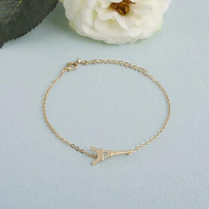 Eiffel Tower Bracelet for Women Silver Plated