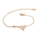 Eiffel Tower Bracelet for Women Silver Plated