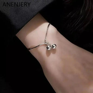 316L Stainless Steel Bell Snake Bone Chain Bracelet Gift