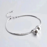 316L Stainless Steel Bell Snake Bone Chain Bracelet Gift