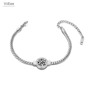 Bohemia Crystal Tree Charm Bracelet For Women VB20148