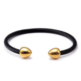 Vintage Stainless Steel Cone Chain Link Bracelet