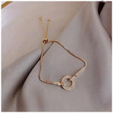 Simplicity Cat's-Eye Stone Bracelet for Women