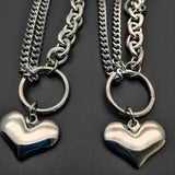 Titanium Steel Bracelet Heart-shaped Stainless Steel Jewelry Bracelet