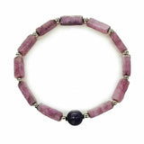 Crystal Amethyst Bangle Women Jewelry Gift