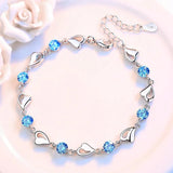 Heart Bracelet Silver Plated Friendship Bracelet