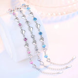 Heart Bracelet Silver Plated Friendship Bracelet