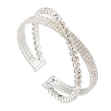 Sparkling Femme Bracelets Classic Cross Crystal Bracelet