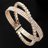 Sparkling Femme Bracelets Classic Cross Crystal Bracelet