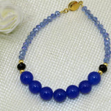 8mm Multicolor Jade Round Beads Bracelet Chalcedony Crystal Jewelry