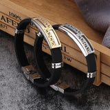 2PCS Titanium Steel Decorative Wrist Bracelet for Men