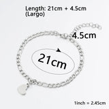 Stainless Steel Couple Bracelet for Men Femmo