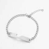 Stainless Steel Couple Bracelet for Men Femmo