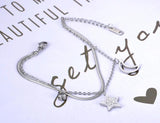 Double Layer Star Moon Charm Women Bracelet, Bohemia Beach Jewelry