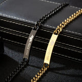 Stainless Steel Matching Bracelets for Couples