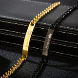 Stainless Steel Matching Bracelets for Couples