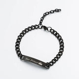 Stainless Steel Matching Bracelets for Couples