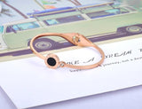 Roman Numerals Charm Cuff Bangle Rhinestone Wedding Bracelet ZB20187