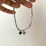 Heart Pendant Bracelet for Women, Party Jewelry Gift