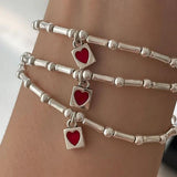Silver Bamboo Love Bracelets for Women Charming Temperament