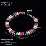 Silver Plated Rhinestone Crystal Bangles Bridal Wedding Jewelry