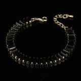 Silver Plated Rhinestone Crystal Bangles Bridal Wedding Jewelry