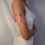 Bohemian Leaf Tassel Opal Open Bracelet Bangles for Women Men