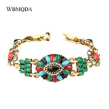 Turkey Ethnic Vintage Bracelet Colorful Resin Retro Bohemian Love Jewelry