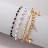 Geometric Bead Chain Street Photo Ladies Bracelet