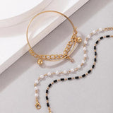 Geometric Bead Chain Street Photo Ladies Bracelet
