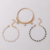 Geometric Bead Chain Street Photo Ladies Bracelet