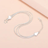 Silver Plated 925 Snake Bracelet Layered Jewelry