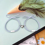 Love Attracts Bracelet Pair Stainless Steel Hand Rope Jewelry
